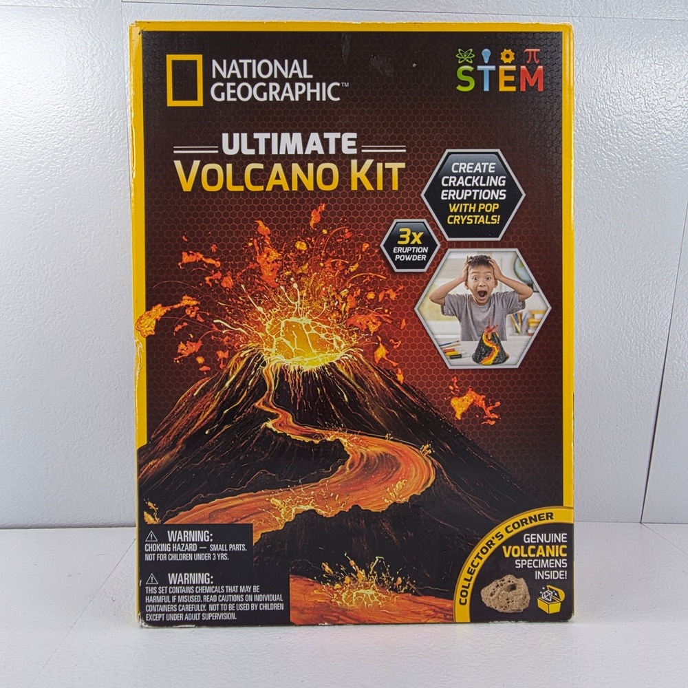 National Geographic Ultimate Volcano Science Kit‎ STEM Educational Toy